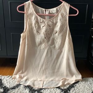 Pins and Needles Cream Top